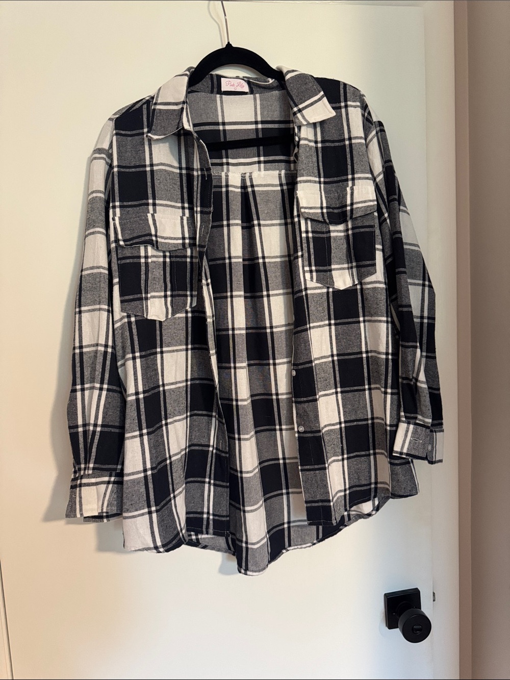NWOT Plaid Button-Up Shirt Jacket